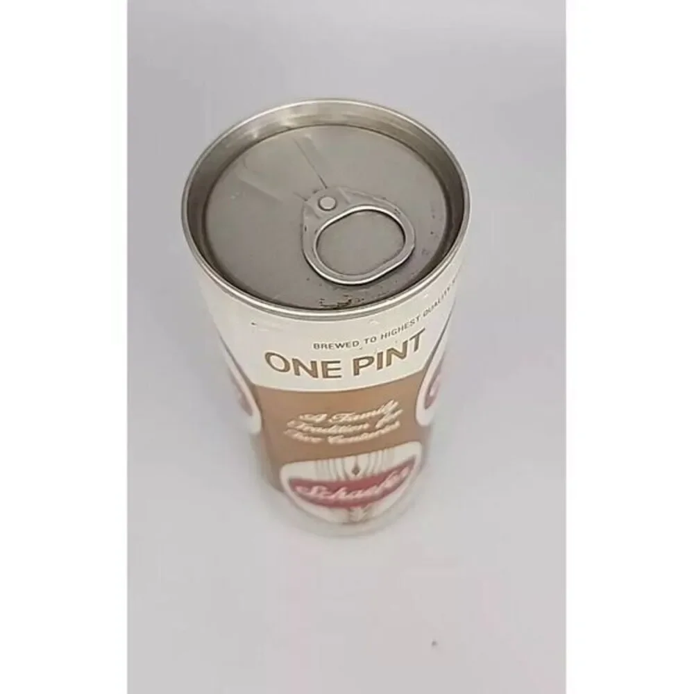 Schaefer Americas Oldest Lager Beer One Pint  Premium Pull Tab Beer Can‎
